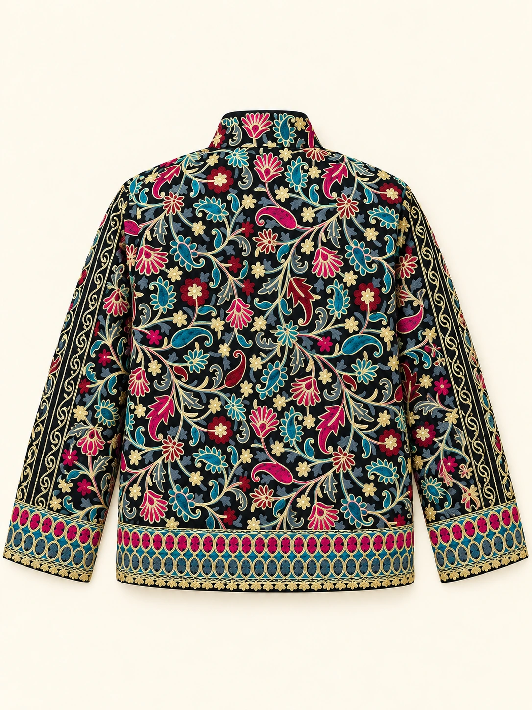Silk Jacket — back view
