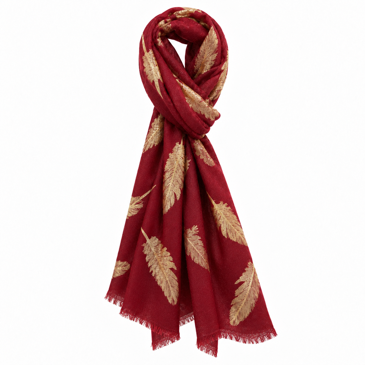 Gold-Motif Cashmere Shawls — general view